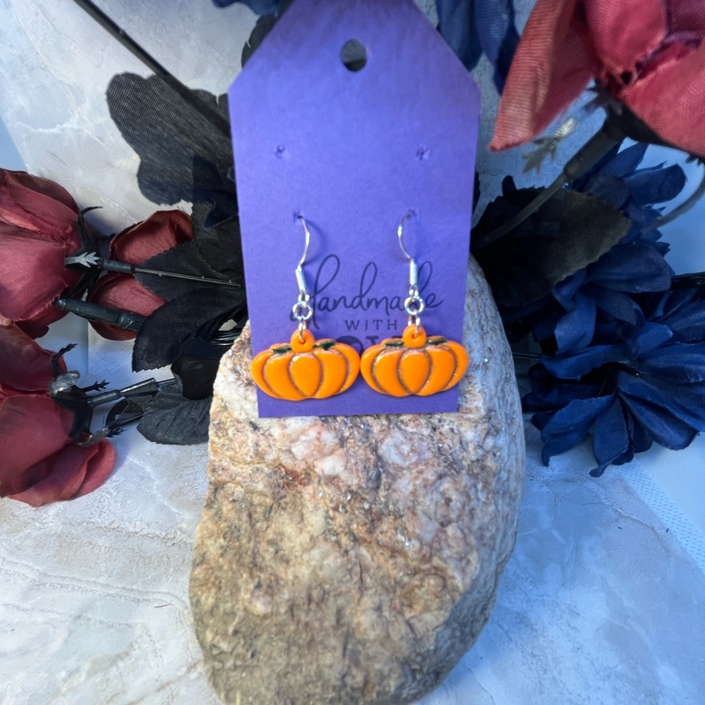 Pumpkin Earrings